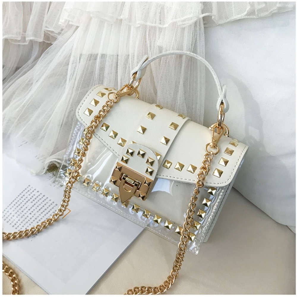 Summer Rivet Chain Handbag NWT - Picture 7 of 7